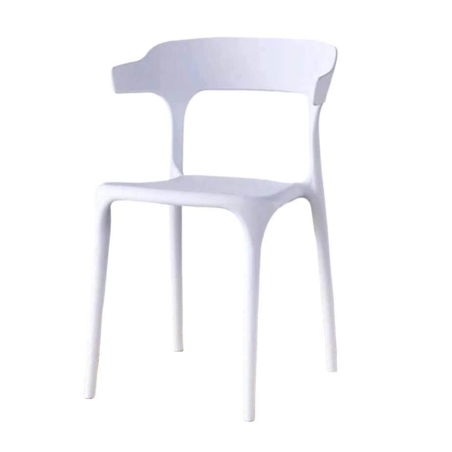 柰芮塑料轻奢餐椅塑料靠背椅牛角椅可摞叠办公椅户外成人用椅食堂,淘宝优惠券,粉丝福利购,淘宝优惠卷