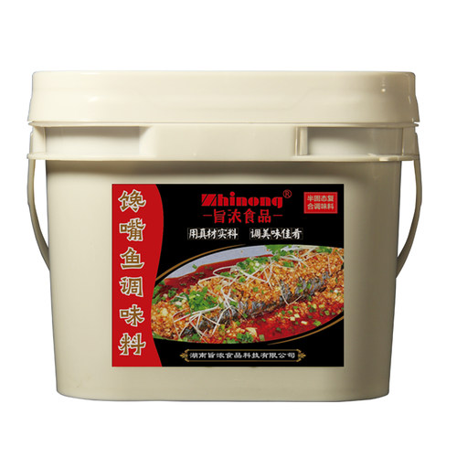 旨浓食品馋嘴鱼调味酱石锅鱼红焖鱼碳烤鱼纸包鱼2.5千克餐厅酒店 - 图2