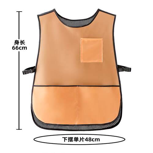 防水马甲围裙厨房家用做饭防油围腰餐饮咖啡奶茶店工作服定制印字 - 图3