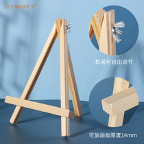 Natural Wood Mini Easel Frame Tripod Display Meeting