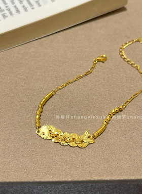 尚银轩纯银S925银项链碎冰冰手链余生有你银手链七夕情人节送女友