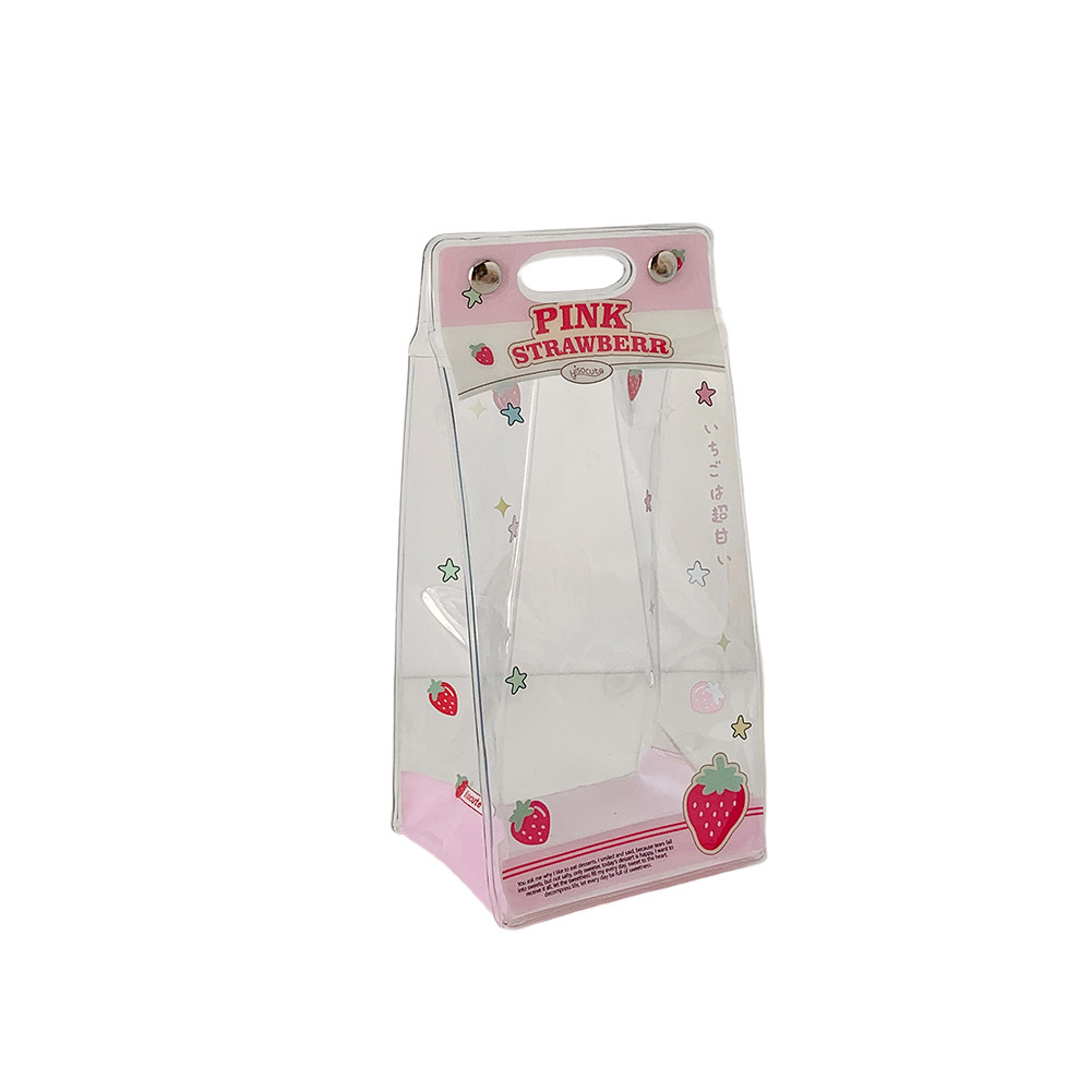 ins风少女可爱卡通遛娃包透明PVC棉花娃娃展示收纳包玩偶防尘娃包,淘宝优惠券,粉丝福利购,淘宝优惠卷