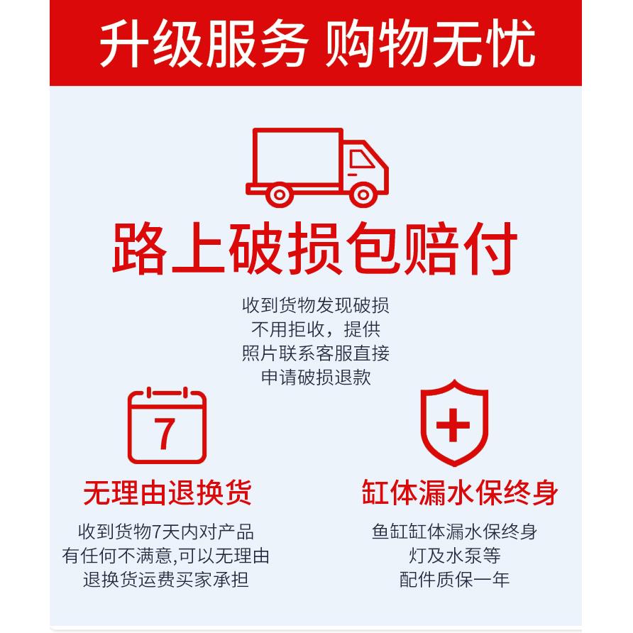 鱼缸客厅2024新款玻璃水族箱小型桌面家用金鱼热带生态迷你免换水