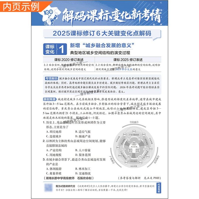 2026高考复习天星教育试题调研第6辑地理高频易错点快攻解码课标变化新考情专题重难考点命题热点考前复习解题技巧方法冲刺高分 - 图1