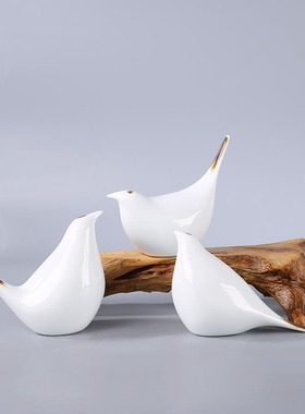 新中式禅意陶瓷摆件家居客厅餐桌