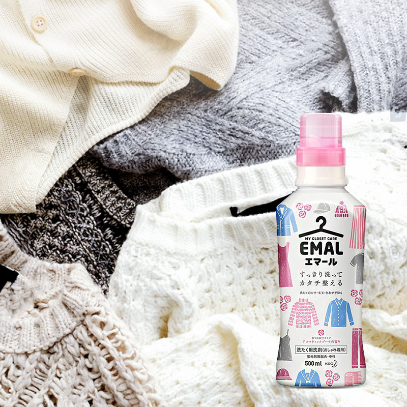 花王羊毛洗涤剂家用大衣护理清洗剂 朗荣居家日用常规洗衣液