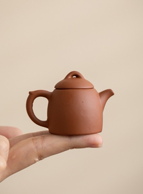 把把壶手把件打麻将手握赢钱神器创意礼物茶宠手玩小壶迷你紫砂壶