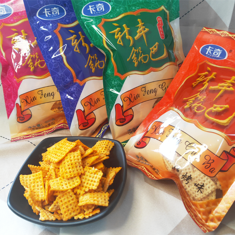 沈阳产卡奇新丰锅巴8090后怀旧麻辣牛肉孜然烧烤膨化食品零食,淘宝优惠券,粉丝福利购,淘宝优惠卷