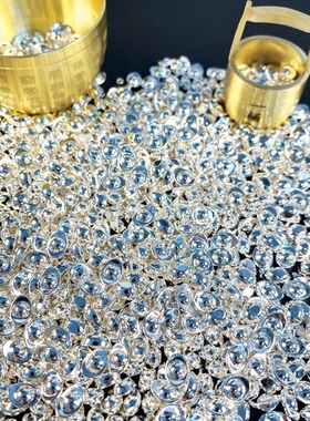 沙金色小元宝小金条瓜子聚宝盆