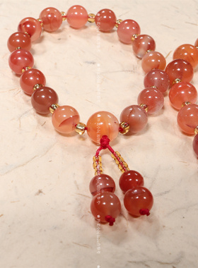 怀柔女南红手串闺蜜系列