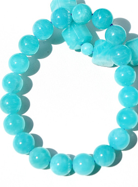 怀柔家天河石手串配件一图一物