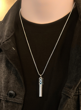 男士香水瓶项链小众高级感