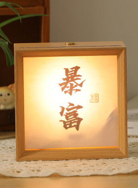 2025新款LED发光创意家居氛围灯DIY装饰夜灯温馨相框装饰品