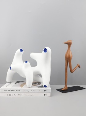 现代卡通树脂工艺品摆件客厅卧室电视柜入户玄关家居装饰