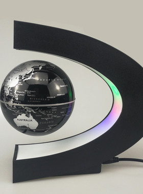 磁悬浮地球仪o形3寸家居桌面办公室摆件创意儿童生日礼物