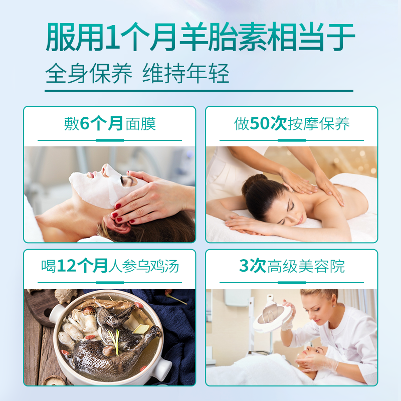 mkule美国进口羊胎素卵巢保养胶囊 Mkule海外大豆异黄酮