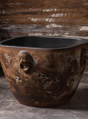 景詹陶瓷复古庭院园林落地摆件