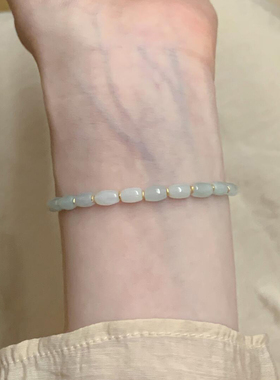 中式和田玉串珠手链轻奢小众精致