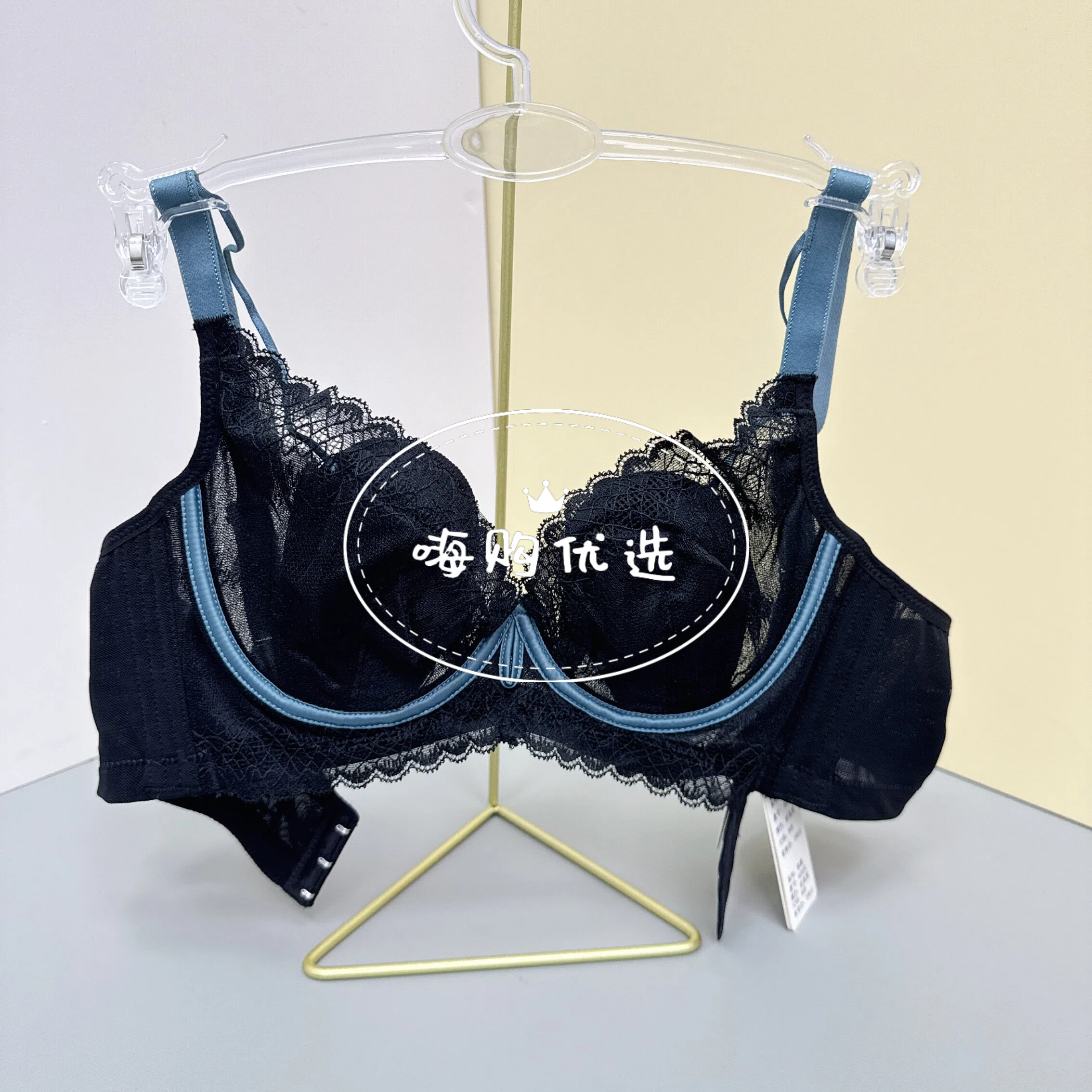 GM31-歌慕尔-大胸显小兔耳内里蚕宝宝软钢收副乳文胸内衣-8302S,淘宝优惠券,粉丝福利购,淘宝优惠卷