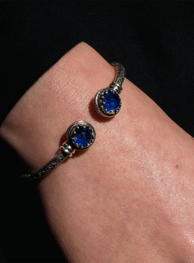 GEROCHRISTO复古开口宝石手镯