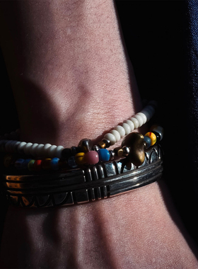 SUNKU39琉璃珠日系复古手链男女