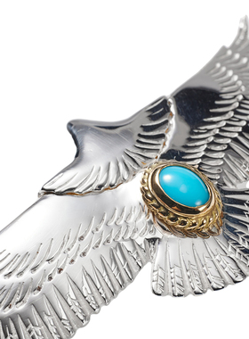 GODSUNS金绳松石老鹰吊坠男女