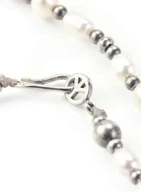 SUNKU39白色珍珠项链男女日系