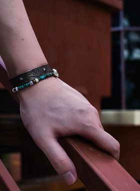 SUNKU日本松石手工串珠日系手链