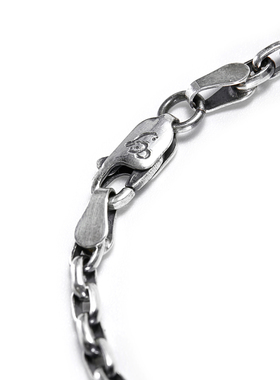 GALCIA纯银手工做旧环链项链