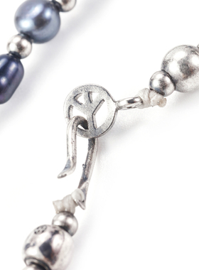 SUNKU39日系纯银珍珠项链男女