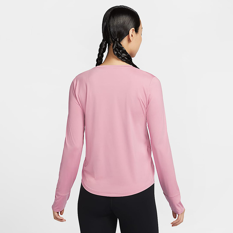 NIKE耐克DRI-FIT女子圆领速干长袖上衣休闲训练运动T恤FN2802-699 - 图0