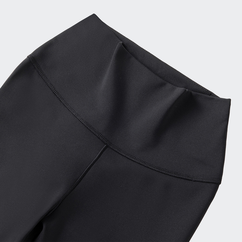 阿迪达斯2025冬新款加绒健身九分裤瑜伽运动训练女子紧身裤KA6065 - 图1