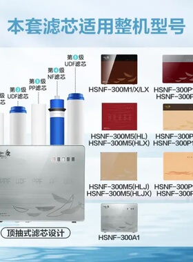 海尔净水器机滤芯HSNF300P1(H)(HX)施特劳斯海鲸系列原装滤芯