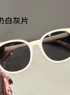 复古玳瑁大框显瘦偏光防紫外墨镜