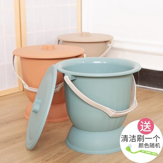 Urine bucket and spittoon with lid, anti-odor for adults, children and pregnant women