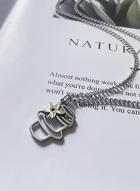 钛钢男女轻奢高街青春百搭项链