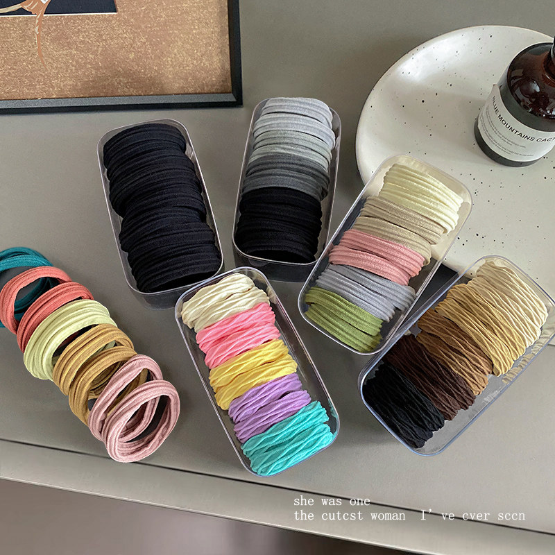 高马尾发绳高弹力耐用橡皮筋女扎头发圈2024新款高端秋冬头绳头饰,淘宝优惠券,粉丝福利购,淘宝优惠卷