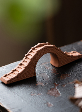 疯猴陶瓷鱼缸造景中式微景观摆件