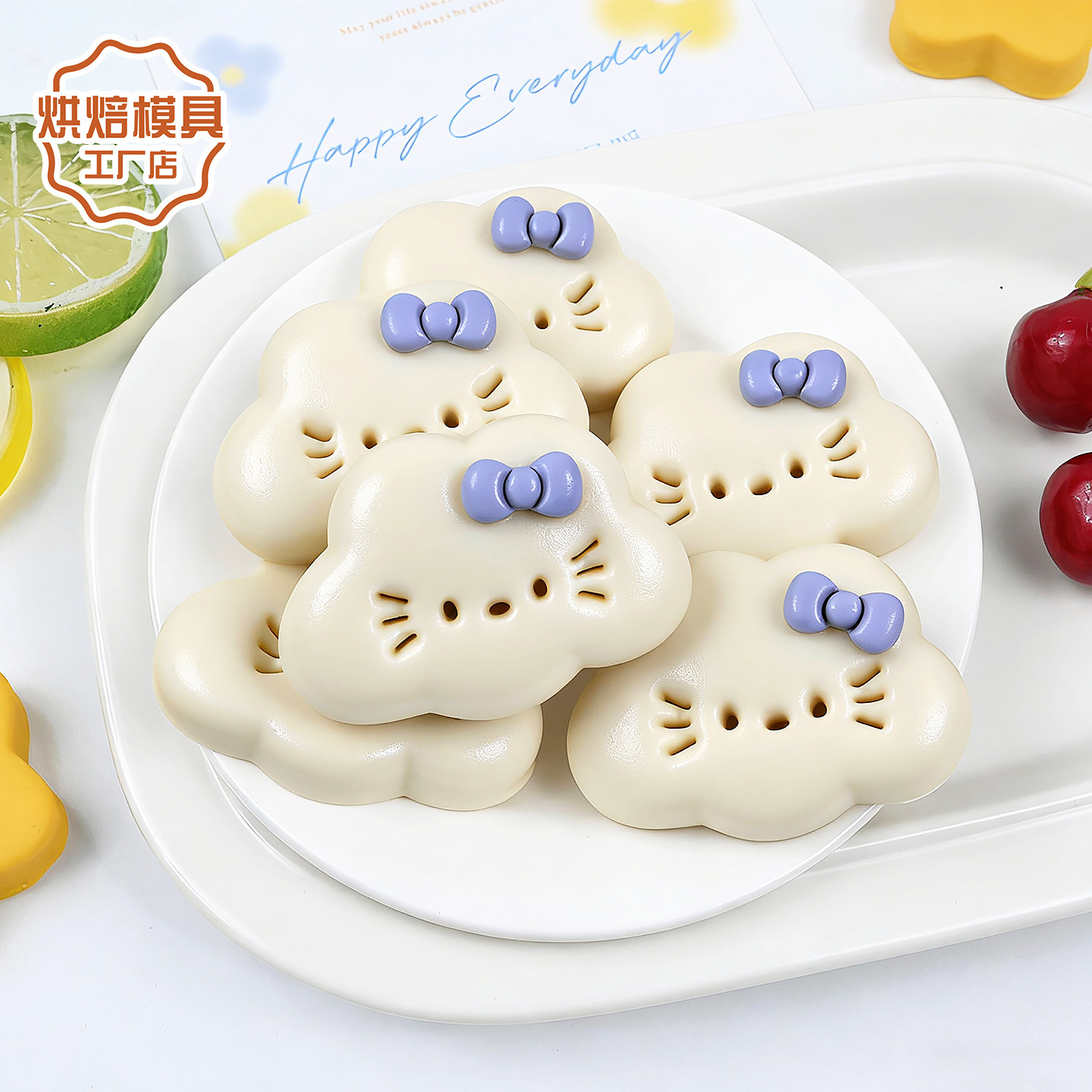 hellokitty星星云朵一口馒头模具KT卡通花样宝宝面点家用烘焙工具,淘宝优惠券,粉丝福利购,淘宝优惠卷