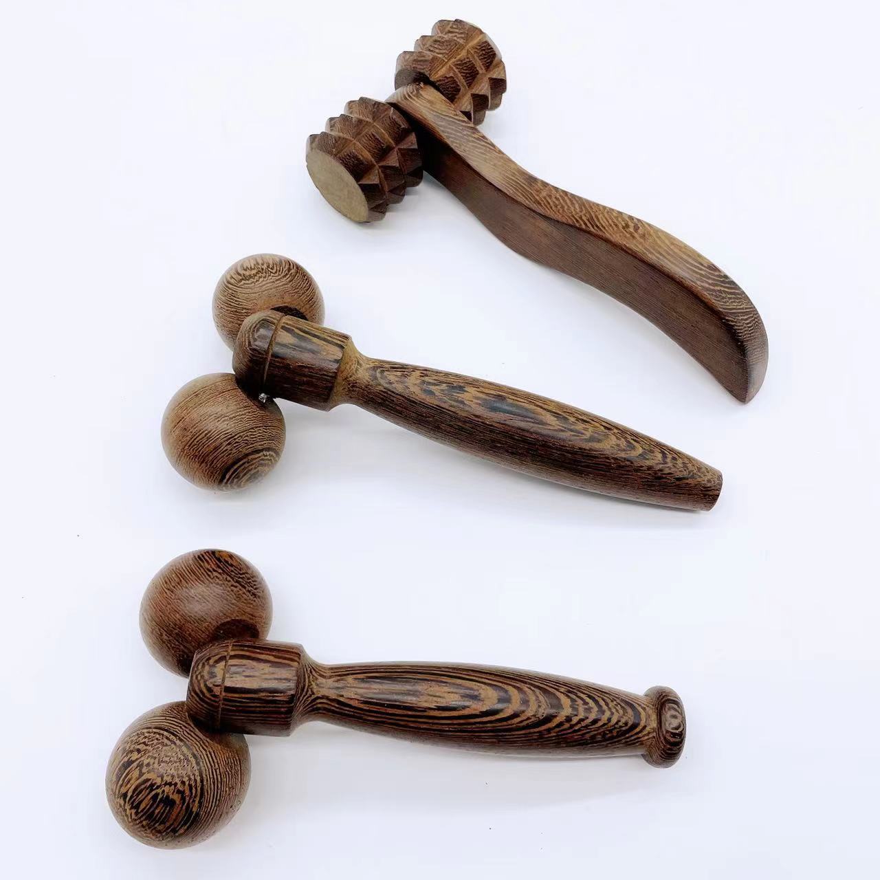 鸡翅木按器双球瘦脸器面部提拉按木质厂家