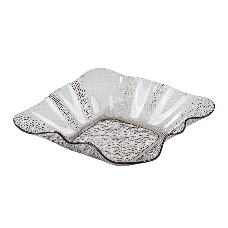 高颜值轻奢风果盘家用客厅水果零食塑料摆盘门店前台糖果盘子 - 图3