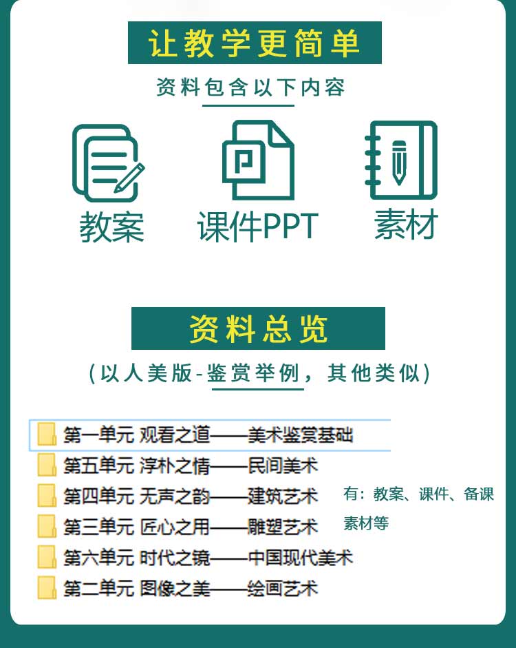 新版高中美术鉴赏必修优质课件ppt教案人教版人美湖南湘教电子版 - 图1