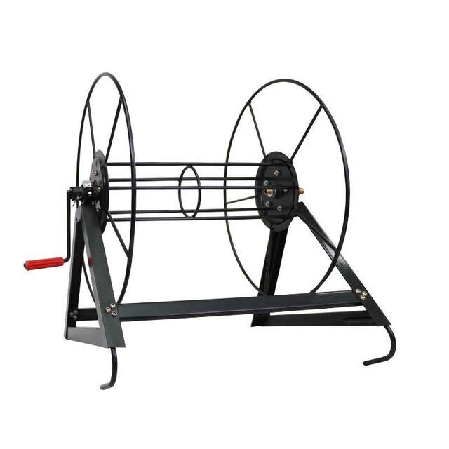 Water pipe truck storage rack stainless steel pipe collection artifact coil pipe winding machine hose agricultural hand-crank pipe collection pipe coil pipe coil