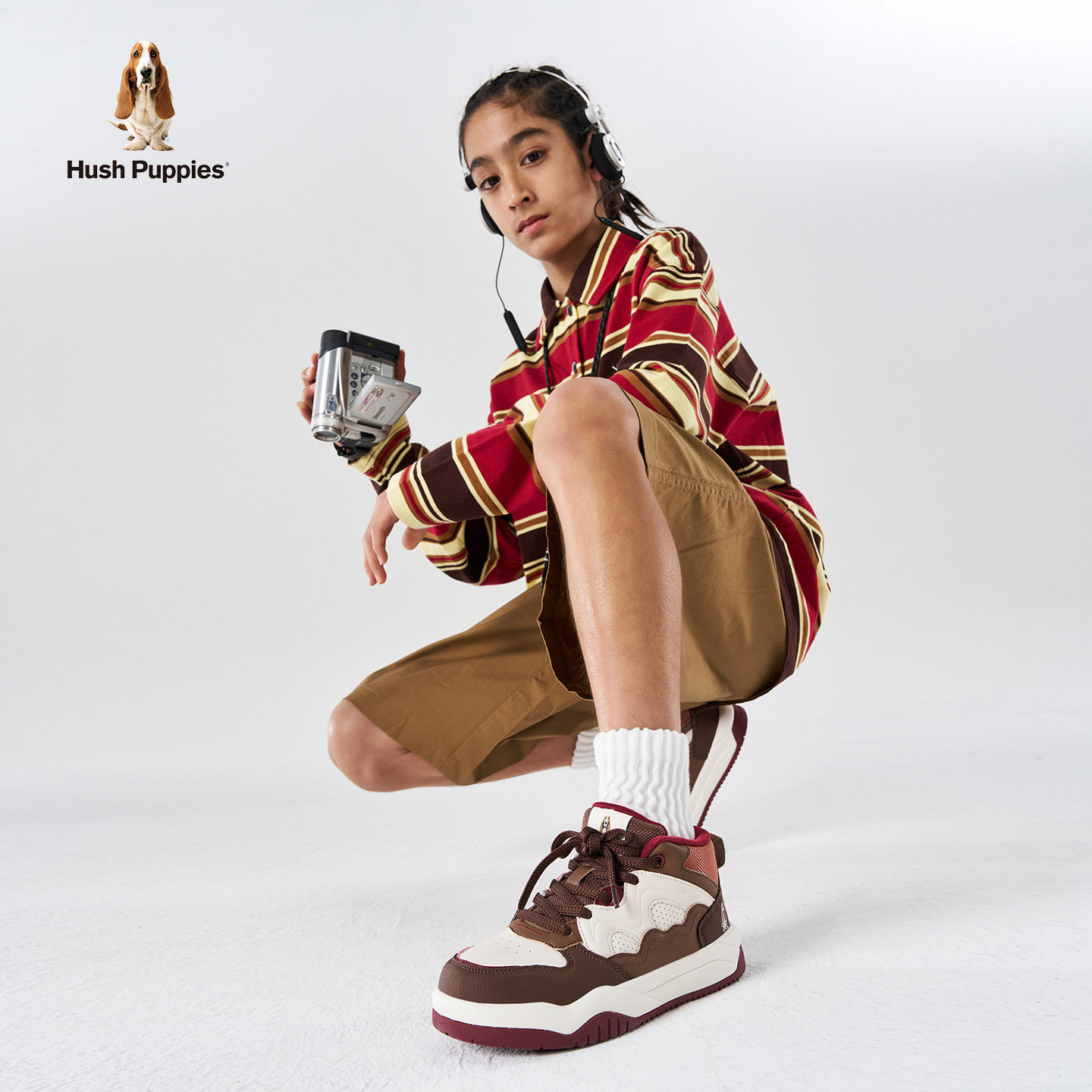 【云感力】新年限定暇步士童鞋儿童板鞋红色过年休闲软底休闲鞋子