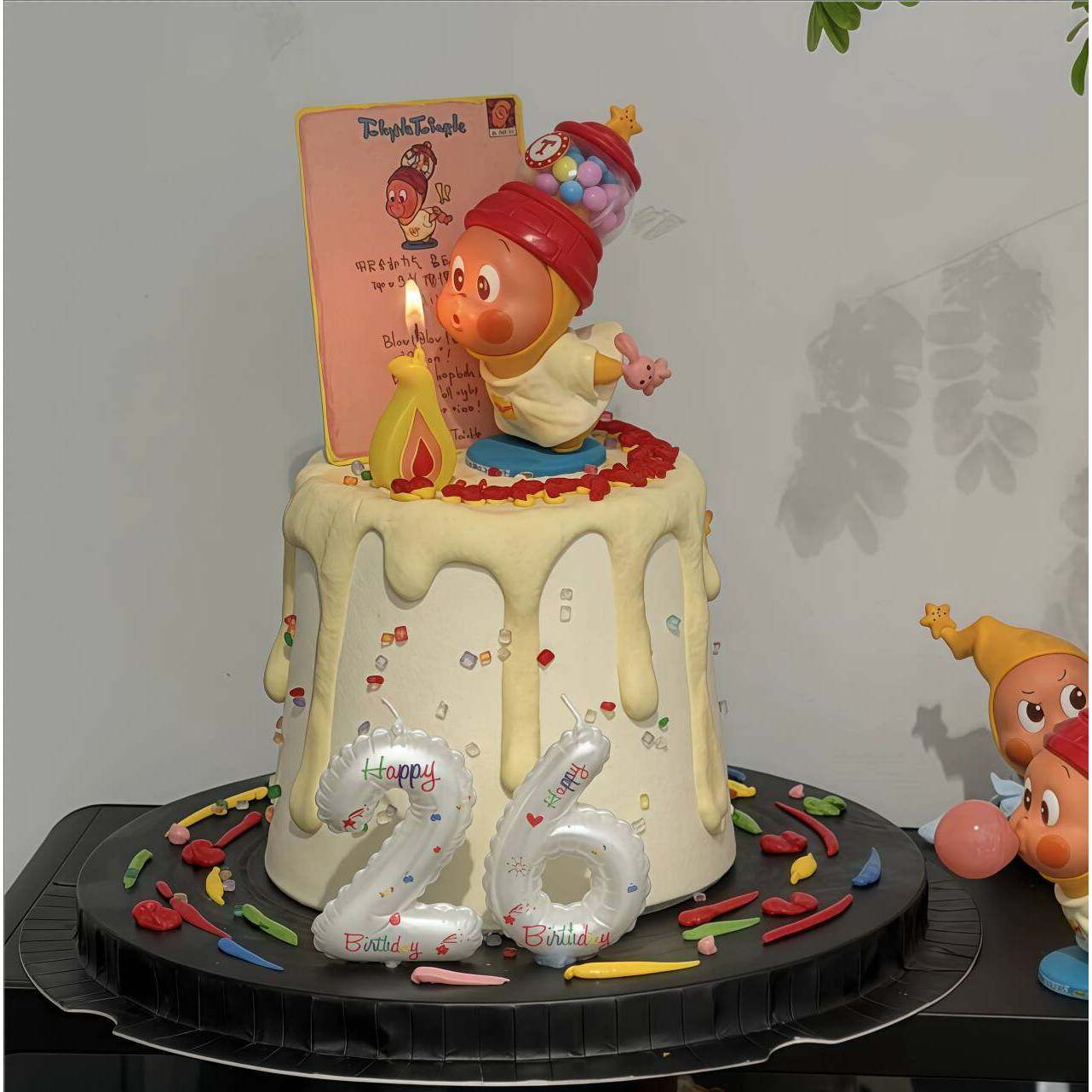 卡通蜡烛星星人蛋糕装饰摆件可爱吹泡泡星星人白色数字蜡烛装扮,淘宝优惠券,粉丝福利购,淘宝优惠卷