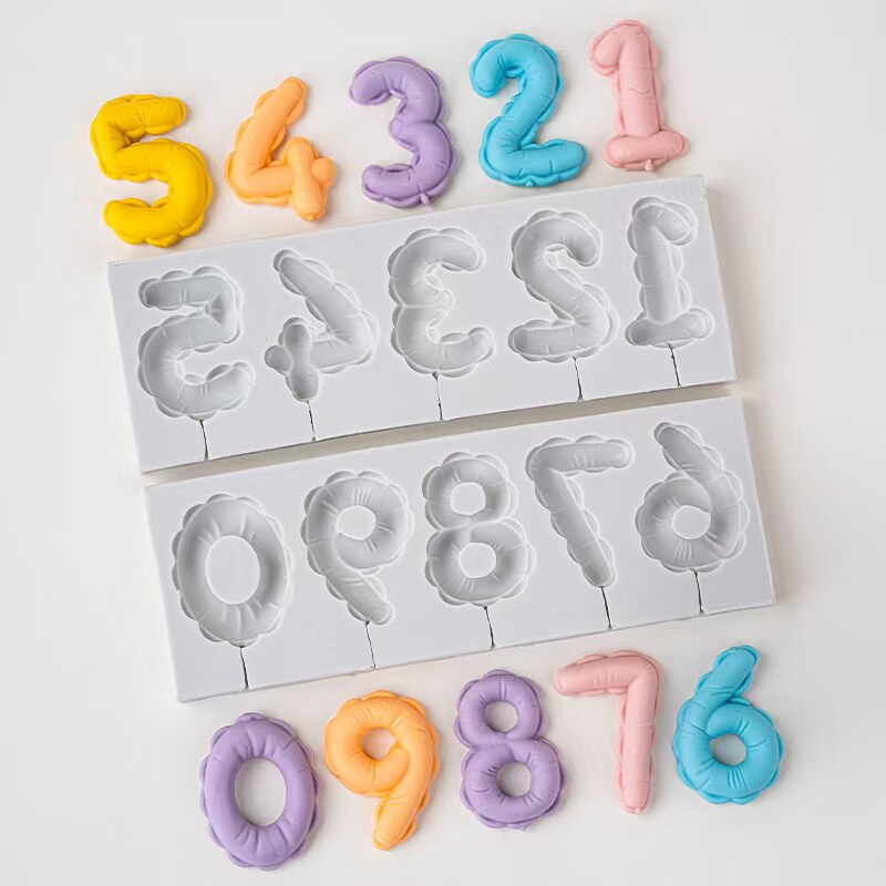 气球数字diy烘焙模具周岁生日蛋糕装饰摆件翻糖巧克力数字硅胶模,淘宝优惠券,粉丝福利购,淘宝优惠卷