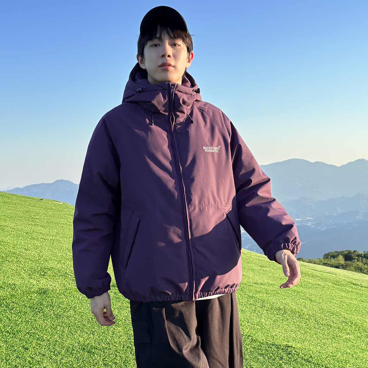 唐狮冬季新款男前胸后背立体硅胶印花羽绒服冲锋少年厚外套潮TD,淘宝优惠券,粉丝福利购,淘宝优惠卷