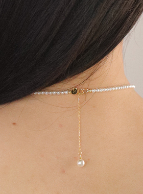 微合TINYHE米雪925纯银贝珠项链