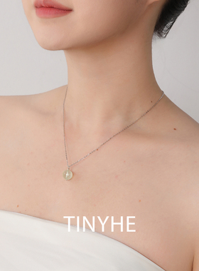 TINYHE米雪天然橄榄石水晶项链