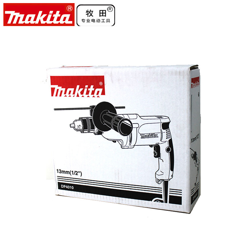 日本牧田Makita手电钻大功率工业多用途720W双档调速手枪钻DP4010 - 图1